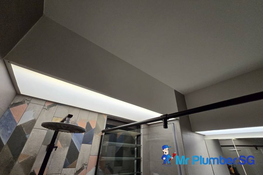 BTO Toilet Acrylic Panel with Lighting 3 bto-toilet-acrylic-panel-service-mr-plumber-singapore
