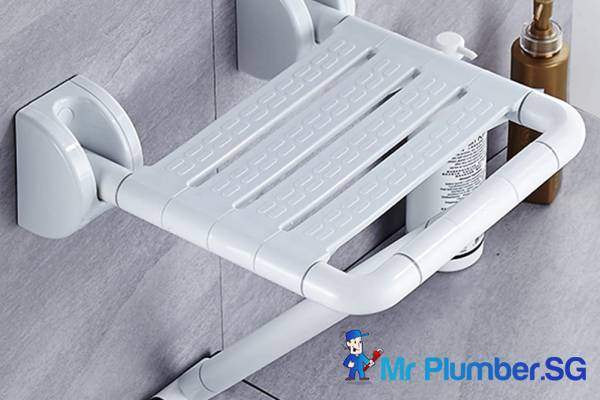 shower chair for elderly installation replacement services mr plumber singapore