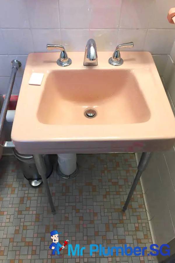 bathroom sink installation replacement mr plumber singapore 2